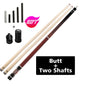 ZOKUE-Professional Billiard Cue with Case, Carom Stick, Korean 3 Cushion, Taper, 12mm Tip, 142 cm, Libre Cue with Case