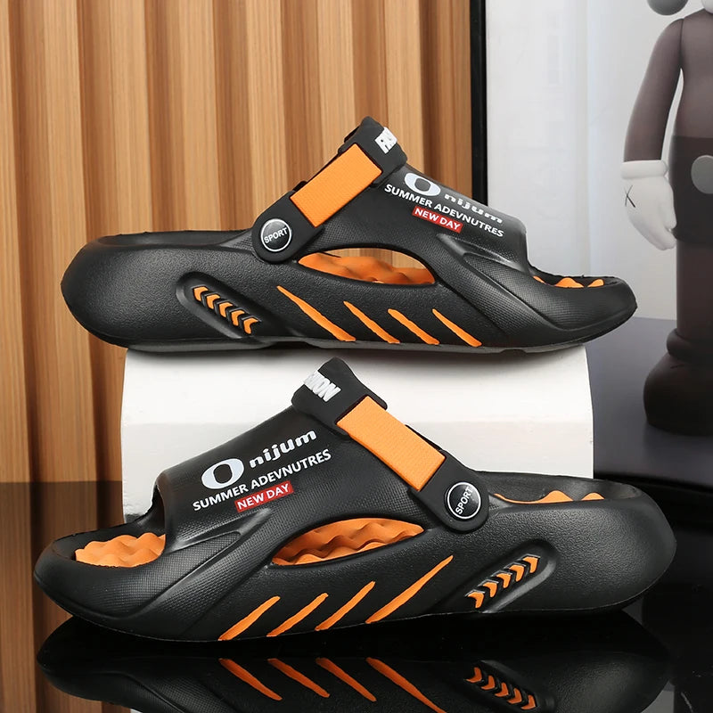 Men's EVA Soft-Sole Platform Slides Sandals