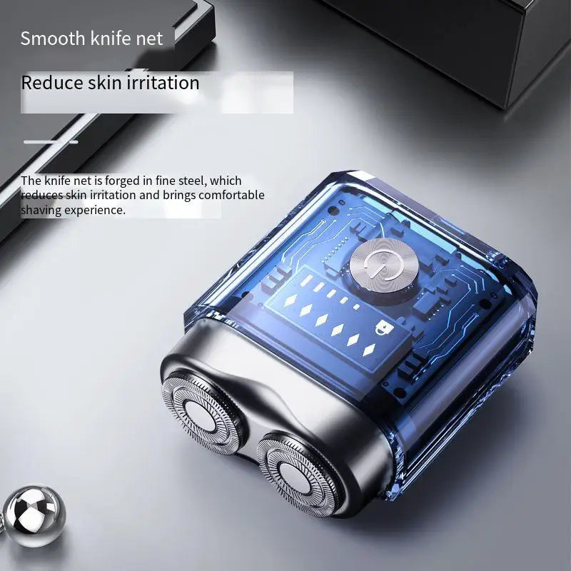 Mini Portable Electric Shaver for Men — Washable, Travel-Ready & Long Battery