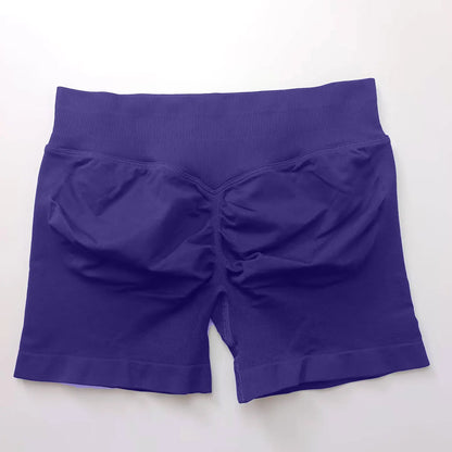 Women's 4.5" Biker Shorts | Scrunch Butt Seamless Yoga Gym Leggings