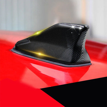 Carbon Fiber Shark Fin Car Roof Antenna - AM FM Signal