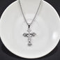 European And American Fashion Personality Retro Gothic Cross Necklace For Men And Women Street Hip-Hop Trendsetters Versatile Pe