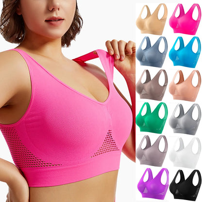Schöner Rücken Sport-BH Stoßfestes Laufen Fitness Anti-Durchhängen Obere Kollektion Weiche Unterstützung Hochfeste Damen-Yoga-Weste