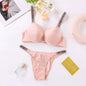 Women's New Fashion Sexy Lingerie Sporty Classic Padded Adjustable push up V Lingerie Set S Underwear Set
