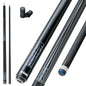 CRICAL CL-PRO Carbon Fiber Pool Cue Stick with 12.5mm Tip 3 * 8/8 Joint Pin  Low Deflection  for Professional 1/2 Billiard Cue