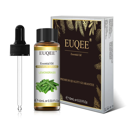 EUQEE 10ml Reines Natürliches Ätherisches Öl Lavendel Jasmin Eukalyptus Vanille Sandelholz Süße Orange Zitrone Oregano Neroli Duft