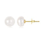BAMOER 925 Sterling Silver AAA+ Quality Handpicked Freshwater Cultured Pearl Stud Earrings for Women Hypoallergenic Jewelry Gift
