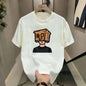 Women's Cotton Slim-Fit Round Neck T-Shirt Summer