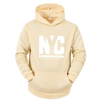 New Autumn And Winter Men's Casual Fashionable Comfortable Letter Printed Long Sleeved Hooded Versatile Sportswear Pullover