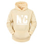 New Autumn And Winter Men's Casual Fashionable Comfortable Letter Printed Long Sleeved Hooded Versatile Sportswear Pullover