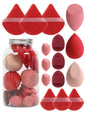 Spring 15 Cans,3 Loose Powder Puffs & 3 Mini Loose Powder Puffs & 3 Mini Makeup Eggs & 3 Mini Air Cushion Puffs, Foundation Mix