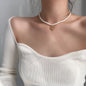 New Baroque Pearl Choker Necklace For Women Luxury Wedding Party Triple-layer Beaded Necklace Torques Ladies Trendy Jewelry Gift