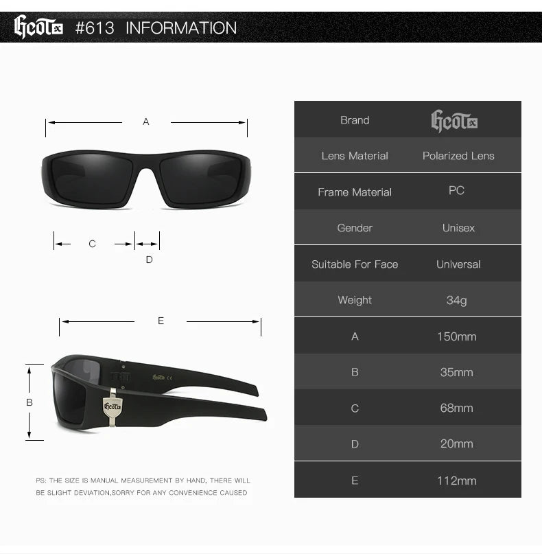 Polarized Sunglasses Men and Women Outdoor Sports Party Vacation Travel Driving Fishing  SunGlasses G613
