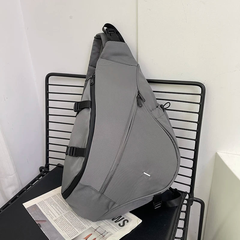 Brusttaschen für Herren, große Kapazität, Herren-Brusttasche, lässige Reise-Umhängetasche, Nylon-Aufbewahrungs-Schultertasche, Studentenrucksäcke