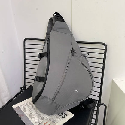 Brusttaschen für Herren, große Kapazität, Herren-Brusttasche, lässige Reise-Umhängetasche, Nylon-Aufbewahrungs-Schultertasche, Studentenrucksäcke