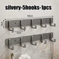 Punch-free wall-mounted living room clothes hanger load-bearing hook towel bathroom wall strong adhesive hanger