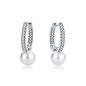 Original 925 Sterling Silber Ohrringe 2025 Stecker Creolen Kristall Ohrringe für Damen Roségold Krone Herz Unendlichkeit Biene Ohrring Schmuck