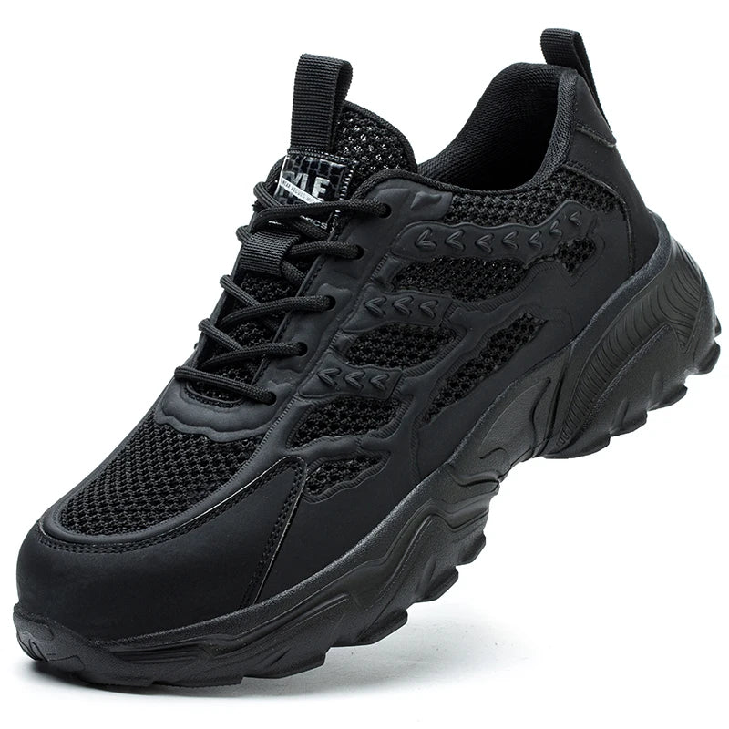 Breathable Mesh Safety Shoes Lightweight Work Sneakers
