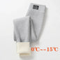 Winter Leggings Thick Thermal Pants High-waisted Leggings Women's Threaded Leggings Comfortable Stretch Leggings Black Thin