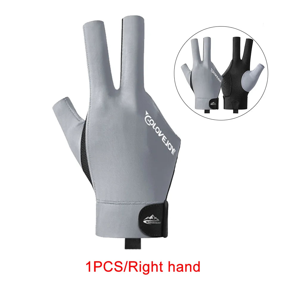 NOFOXO Open Finger Pool Glove - Breathable Snooker Billiard Glove