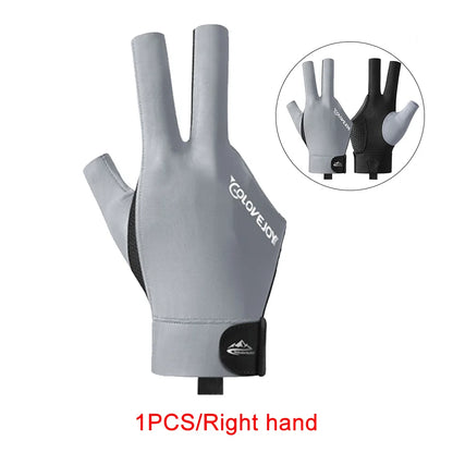 NOFOXO Open Finger Pool Glove - Breathable Snooker Billiard Glove