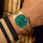 Quadratische Retro-Uhr für Herren – Luxuriöse wasserdichte Quarzuhr aus Edelstahl, minimalistische Anzuguhr als Geschenk