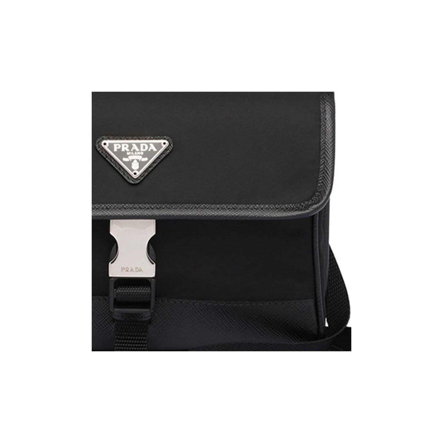 Luxury Recycled Nylon Camera Bag Unisex Black