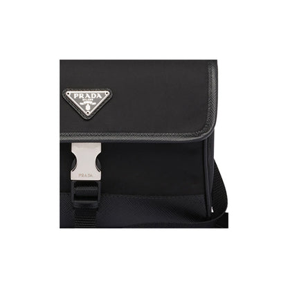 Luxury Recycled Nylon Camera Bag Unisex Black