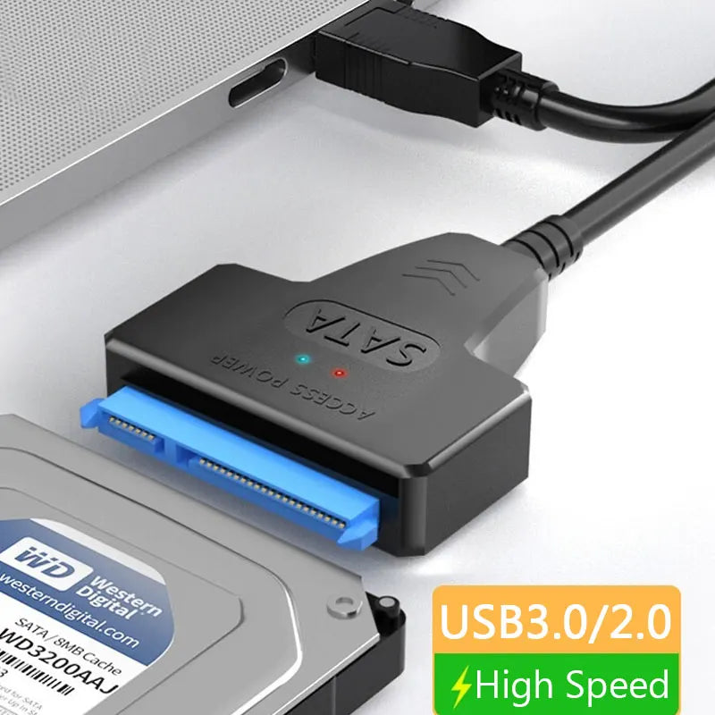 SATA to USB 3.0 Cable – 2.5" HDD SSD Adapter 6Gbps