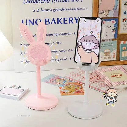 Cute Rabbit Phone Stand - Adjustable Desktop Grip