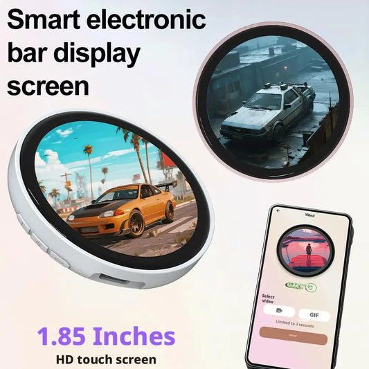 Bluetooth Smart Cyber Badge – 1.85" HD Touch Screen Display Badge