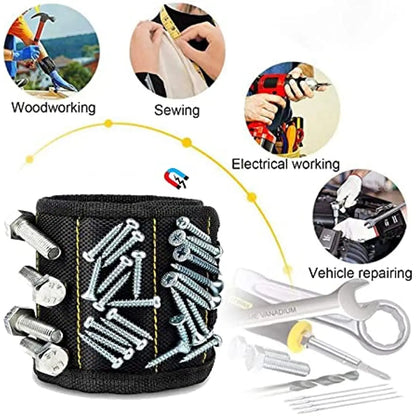Magnetisches Armband zum Halten von Schrauben, Nägeln, Bohrern, Handgelenk-Werkzeughalter mit starken Magneten, Coole Gadgets für Männer, Frauen