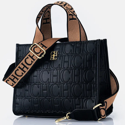 CH Fashion Monogram Print High Quality Metal Logo Casual Light Luxury Brand Designer 2025 New Women's Handbag