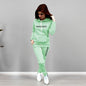 Letter Printing Womens Tracksuit Casual Hooded Sweatshirt 2 Pcs Set Sports Jogging Home Woman Clothing Street Quality Pants Suit