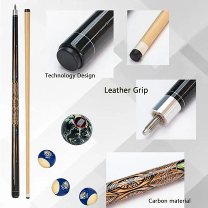 Professioneller Billard-Queue mit großem Queue-Spitzen-Billiardclub-Pool-Queue-Ballroom-Mitglieder-Queue-Stock
