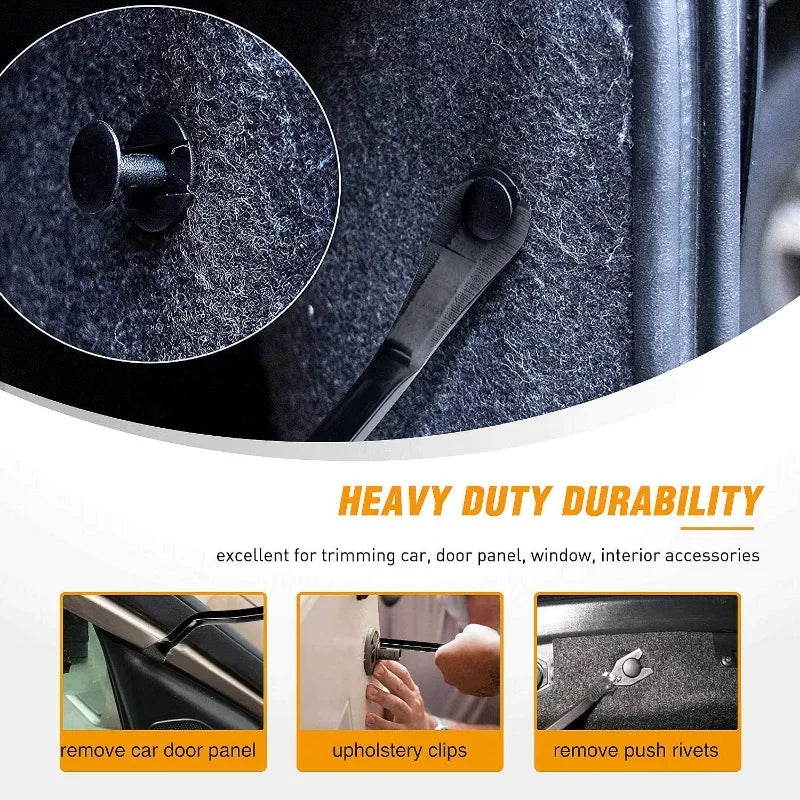 4/1 Stk. Autotürklemme Autodemontage-Werkzeugsatz DVD Stereo Umrüstkits Innenverkleidung Armaturenbrett-Ausbauwerkzeug