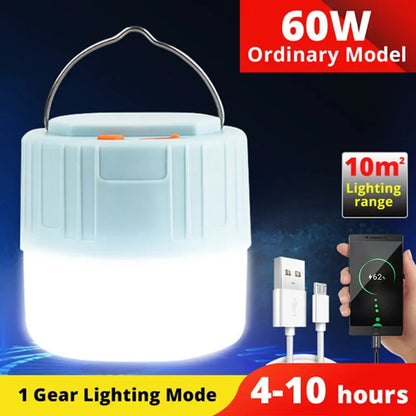 Tragbare Campinglampe Powerbank LED Campinglaternen Handheld Wasserdichte Outdoor Zeltlampe Wiederaufladbarer Flutlichtstrahler