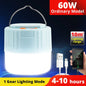 Tragbare Campinglampe Powerbank LED Campinglaternen Handheld Wasserdichte Outdoor Zeltlampe Wiederaufladbarer Flutlichtstrahler