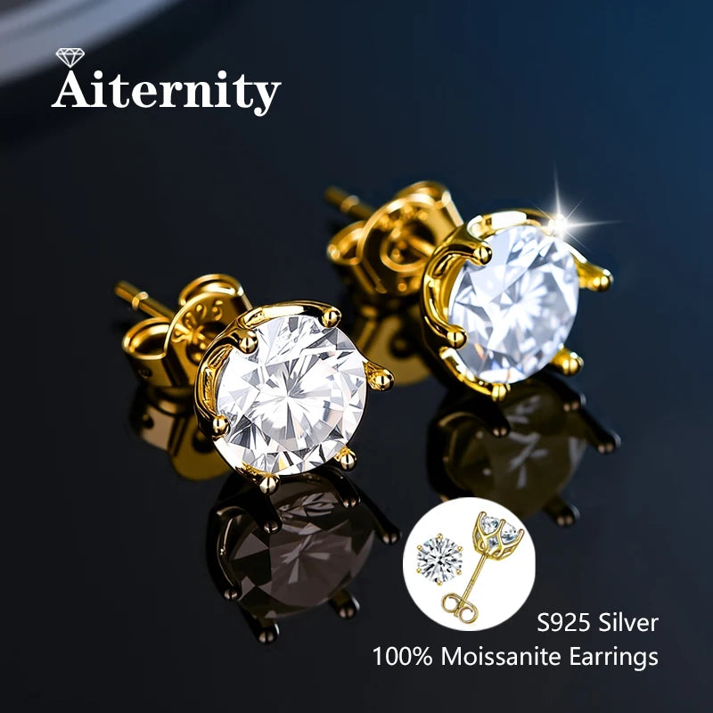 Moissanite Small Hoop Earrings Lab Diamond Hoop Huggies Earrings Sterling Silver Cartilage Earrings for Women Girls Teens