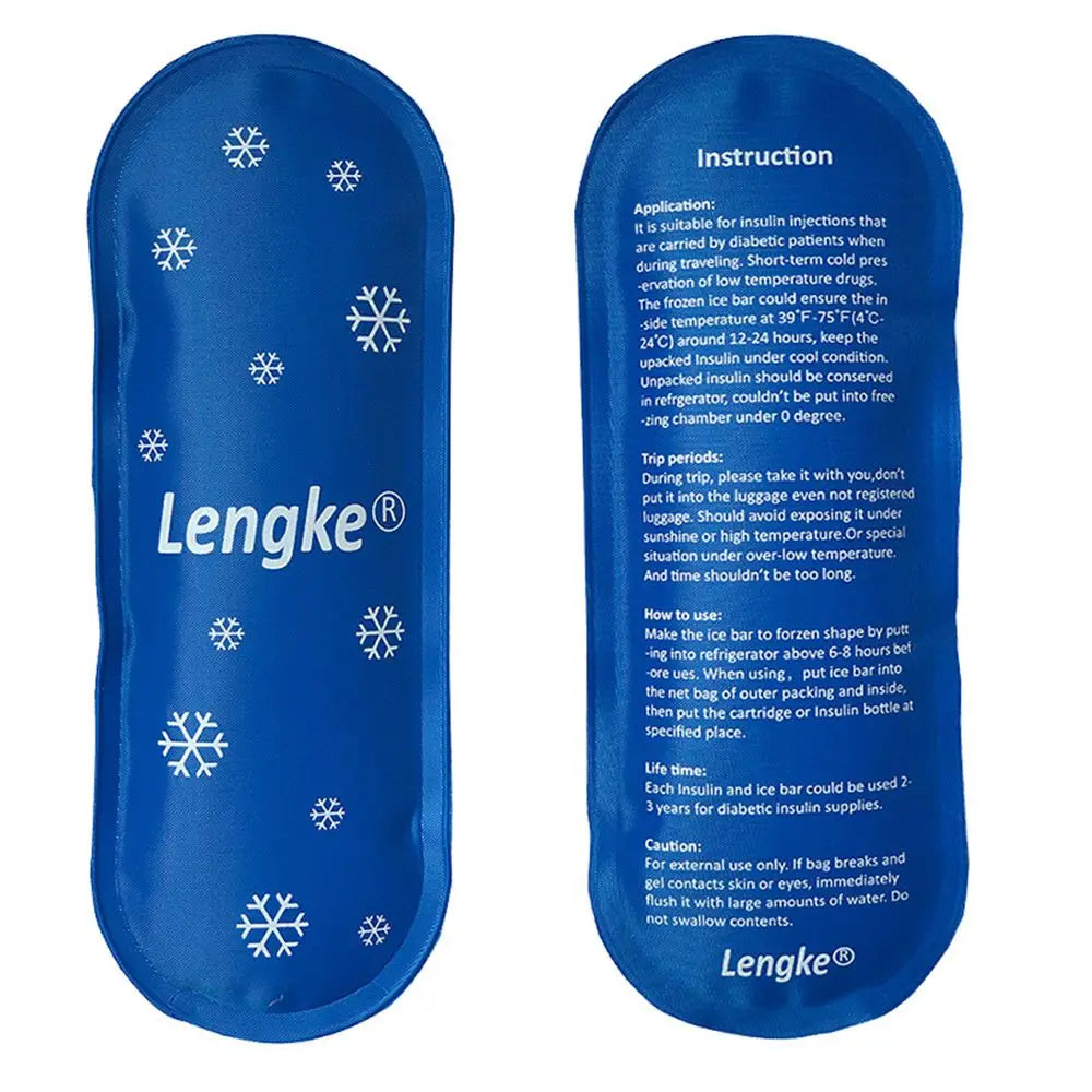 1/3pcs Thermal Insulated Medicla Cooler Travel Case Ice Pack Pill Protector Cold Gel Insulin Cooling Bag