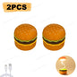 Cute Hamburger LED Desk Lamp Creative Burger Light Rechargeable Cartoon Night Light Eye Protection Kids Reading Lamp