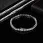 Moissanite Tennis Necklace  GRA 925 Silver Women's Chain