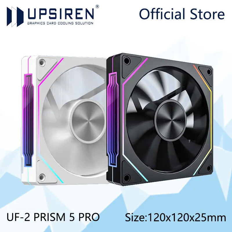 UPSIREN UF-2 PRISM 5 PRO 12CM ARGB PC Case Fan