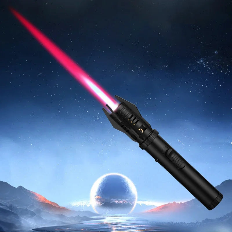 Kitchen Outdoors Torch Flame Jet Gas Lighter Cigarette Smoking Accessories Windproof Turbo Metal Jewelry Welding Cigar Lighters