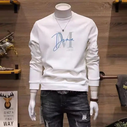 Men's Cotton Long Sleeve Heavy Tshirt Sweater