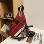 Trendige multifunktionale doppelte Schulter-Rucksack Sportbogen-Fahrrad-Herren-Umhängetasche Funktionelle Arbeitskleidung Brusttasche