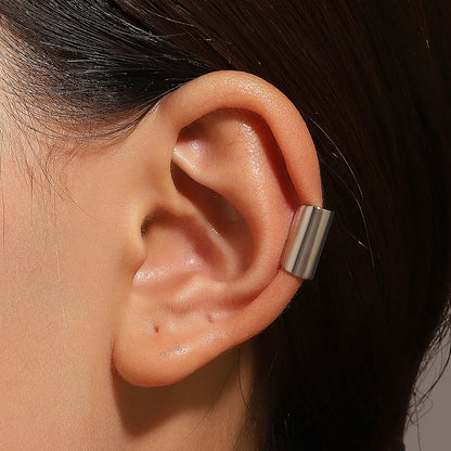 Punk Unregelmäßige Geometrische Ohrmanschetten Ohrringe für Frauen Nicht-Piercing Metall Ohrclip Ohrring Gefälschter Knorpel Mode Schmuck Party