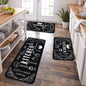 VIKAMA Non-Slip Absorbent Kitchen & Bathroom Floor Mat