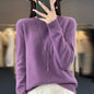 Cashmere sweater women's sweater in autumn and winter 100% merino wool fashion O-neck autumn warm pullover top