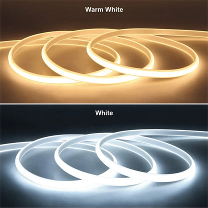 220v Led Ribbon Adhesive High Brightness COB Led Strip for Room Led Strip Flexible Ribbon for Outdoor Garden Lighting